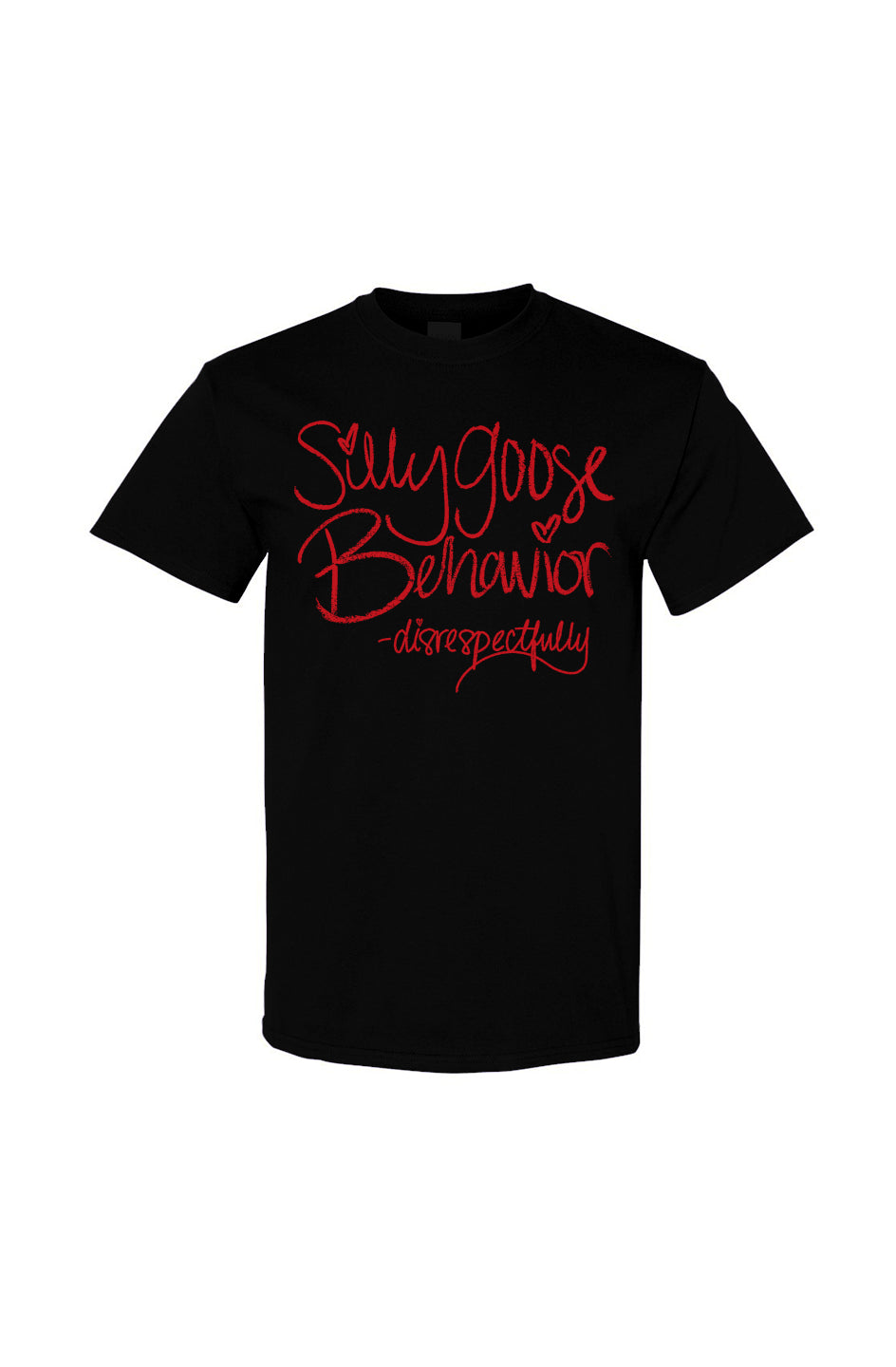 Silly Goose Behavior Tee BLACK