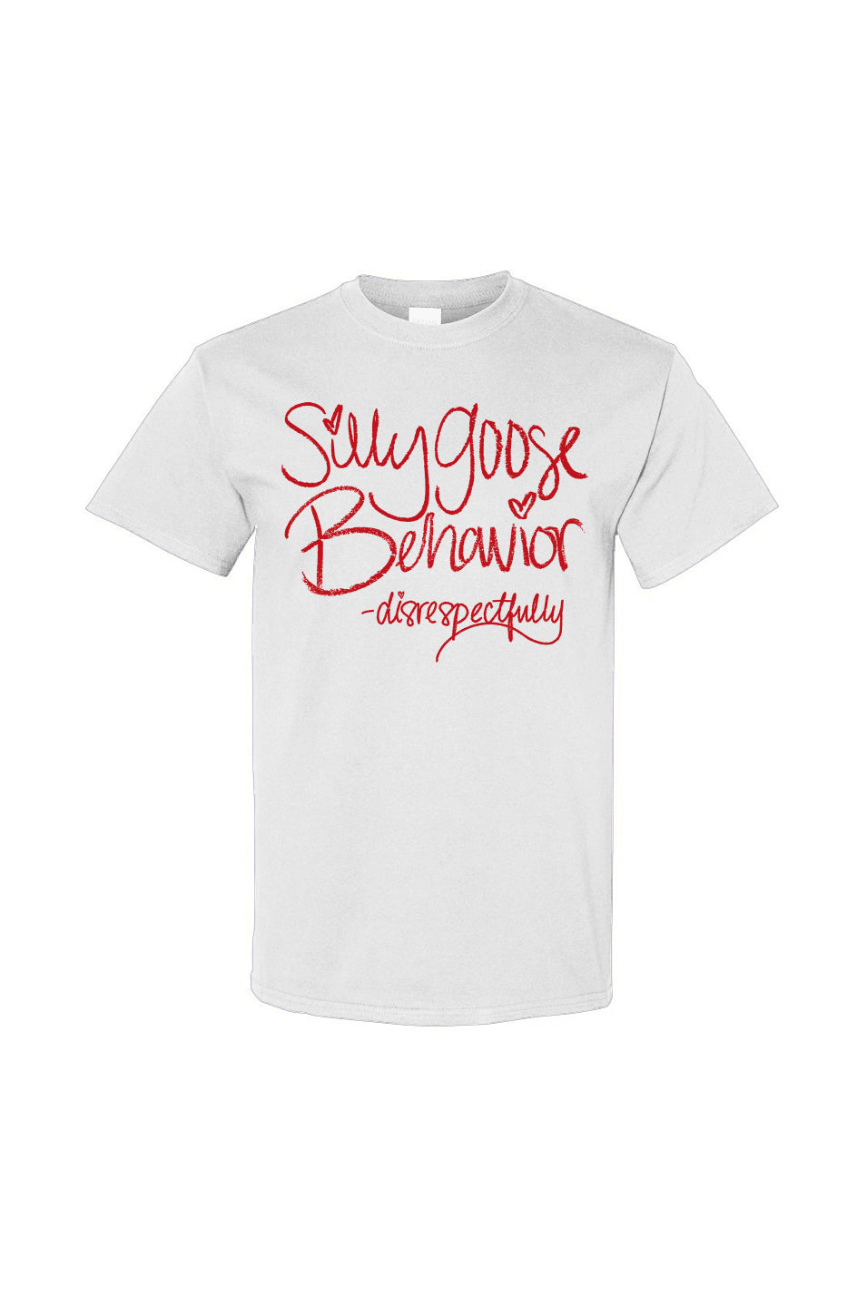 Silly Goose Behavior Tee WHITE